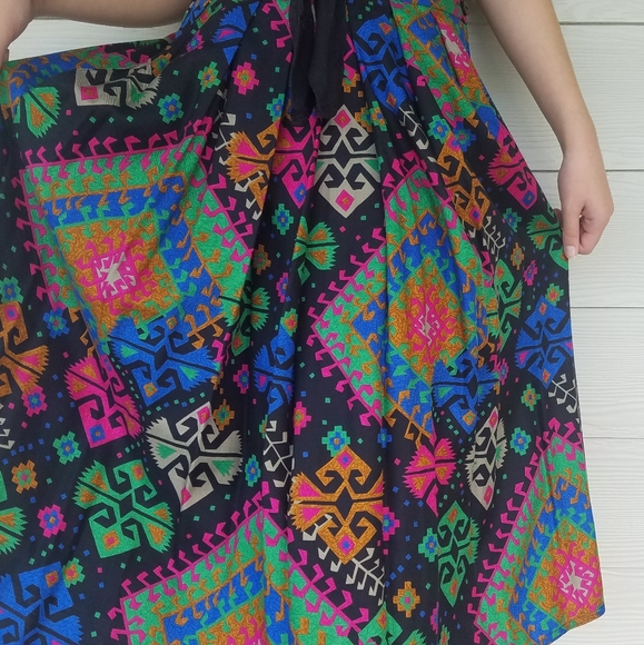 Vintage 80s,90s, Southwestern Navajo Skirt (14) western - Picture 8 of 15